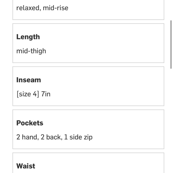 Prana Hazel Hiking shorts, blue, Size 14 - Picture 7 of 8